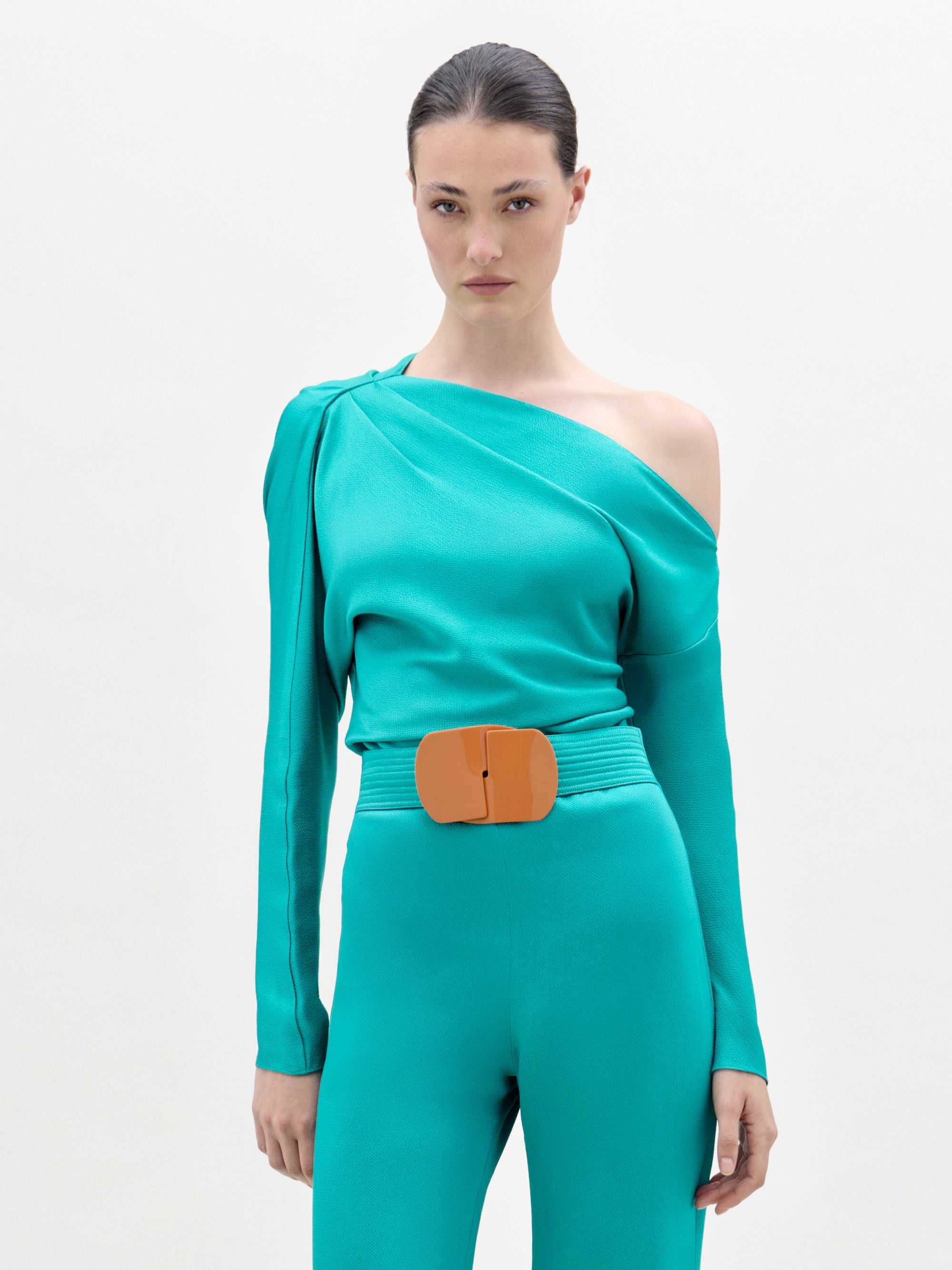 65___Viola_Blouse___Aqua___PRE_SPRING_2026_FRONT