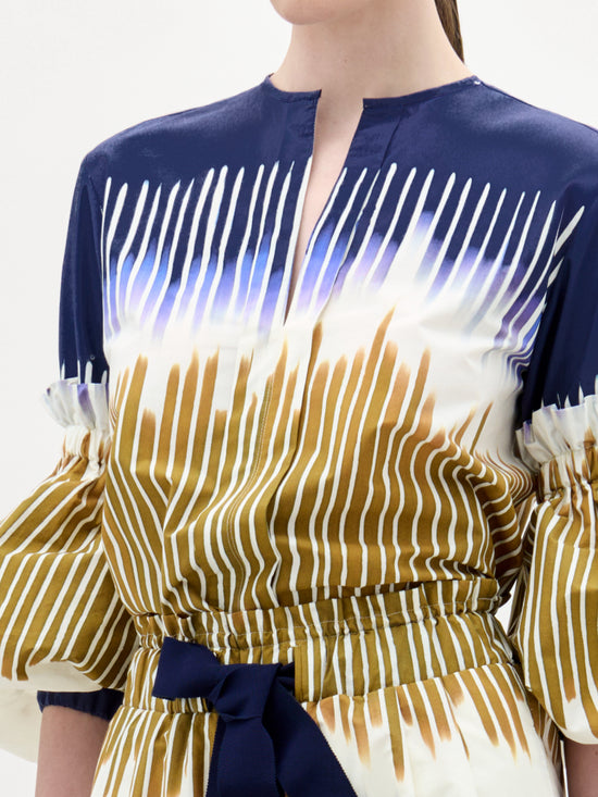 71___Lucaya_Blouse___Navy_Mustard_Abstract___PRE_SPRING_2026_DETAIL