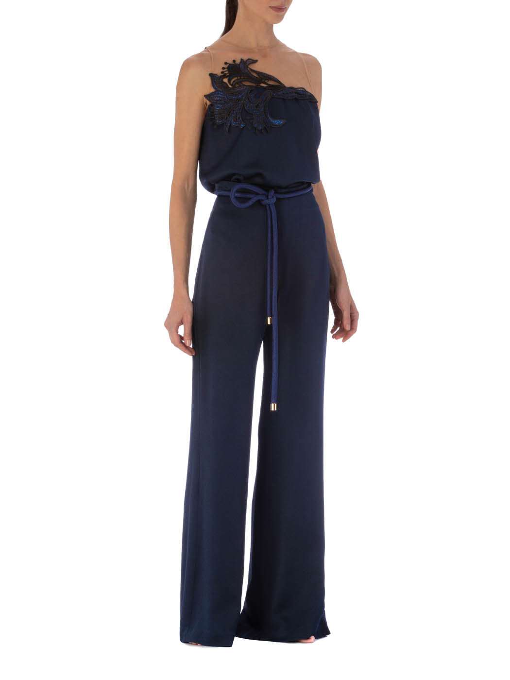 Palermo Pant Navy isolated on a white background.