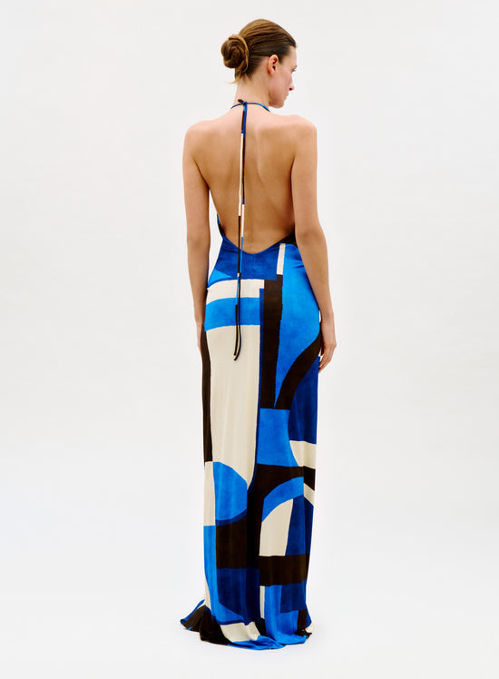Malek_Dress-_Cobalt_Geometry-BACK