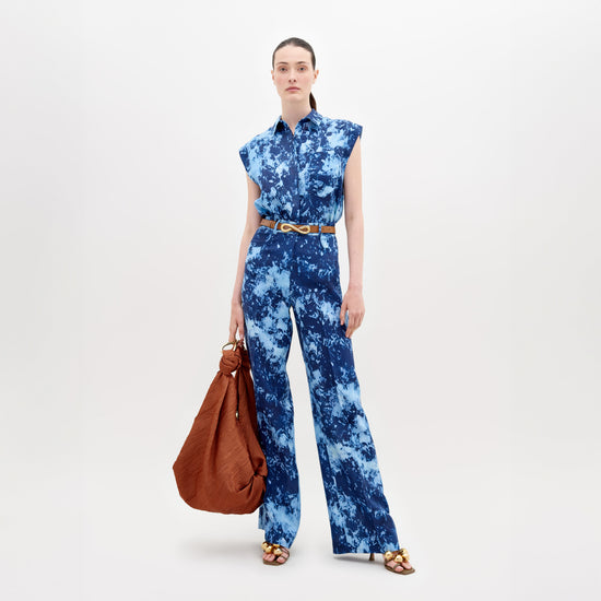 RinaBlouse_EminePant-Indigo_Front